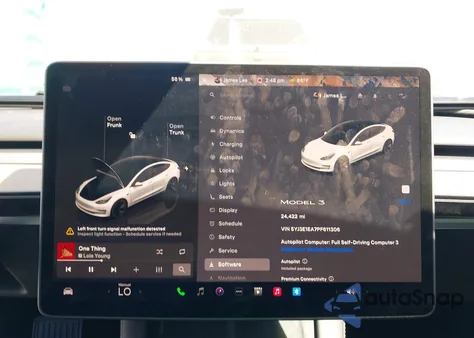 2023 Tesla Model 3 Rear-Wheel Drive z USA, uszkodzony, nr VIN 5YJ3E1EA7PF611306